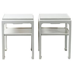Pair of Hollywood Regency Style Side Tables