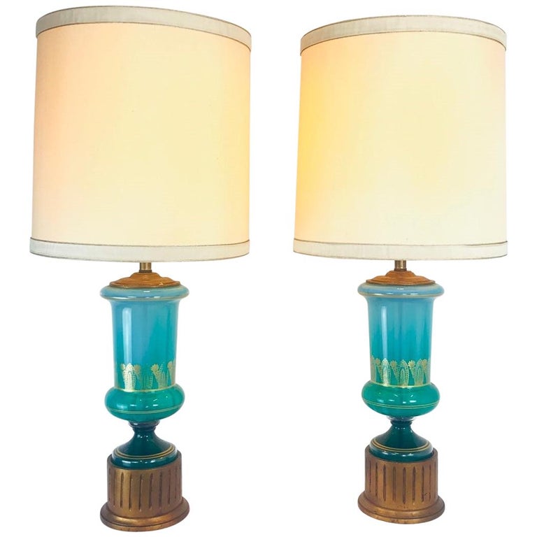 Pair of Hollywood Regency Style Table Lamps at 1stdibs