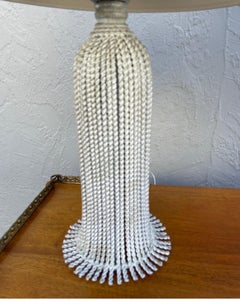 Vintage Pair of Hollywood Regency Twisted Rope Table Lamps, 29" Height