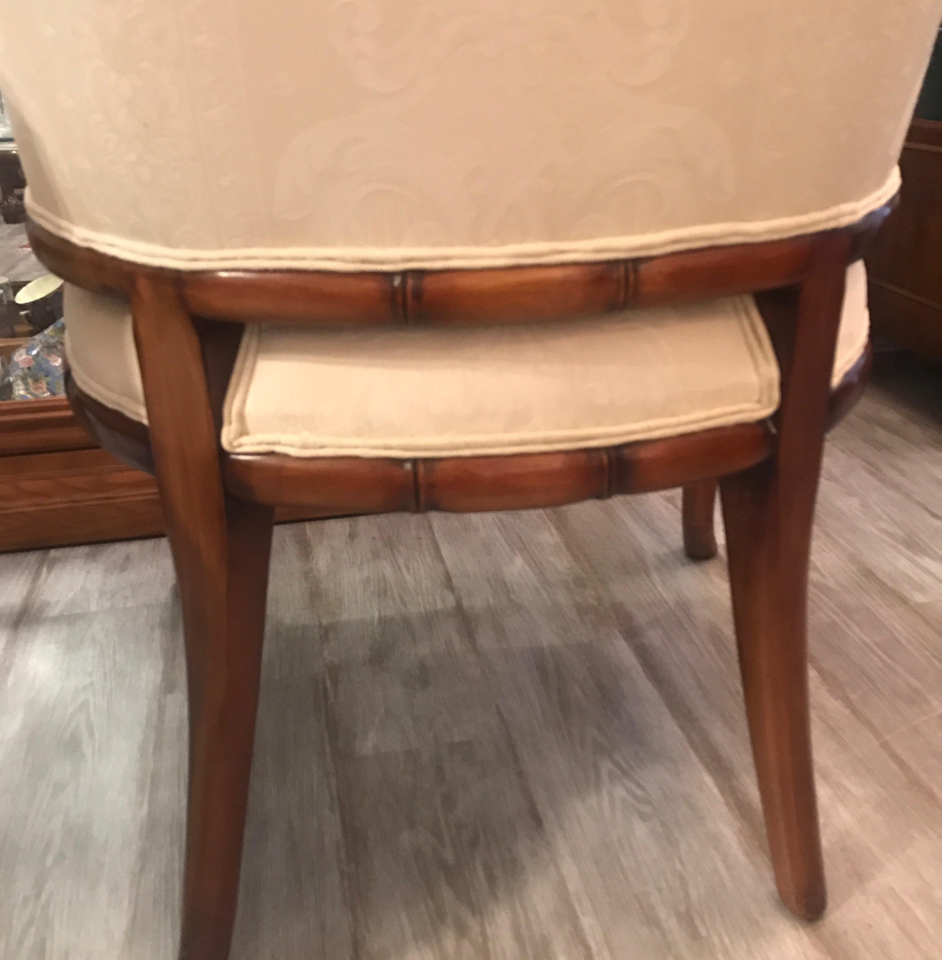 Pair of Hollywood Regency Tub Chairs 2