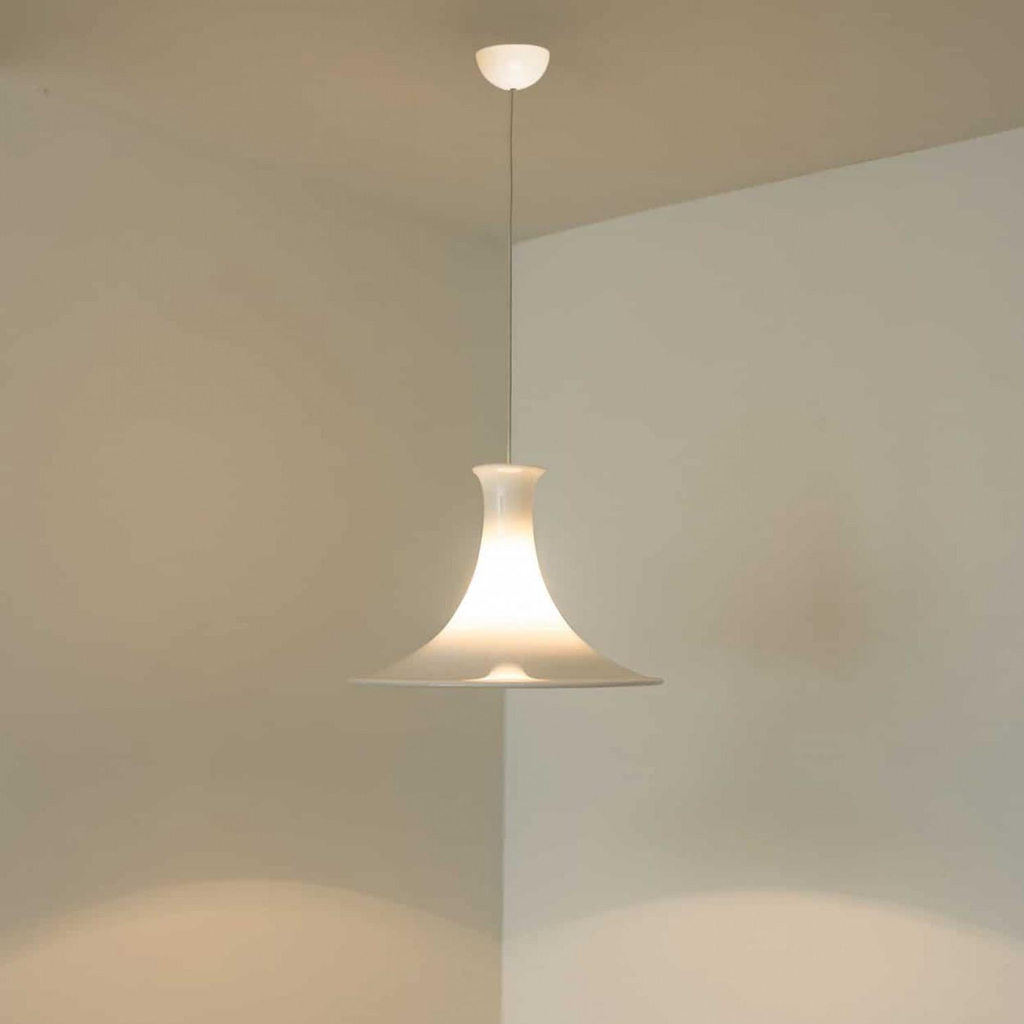 Other Pair of Holmegaard Hanging Lamps by Michael Bang, 1970 For Sale