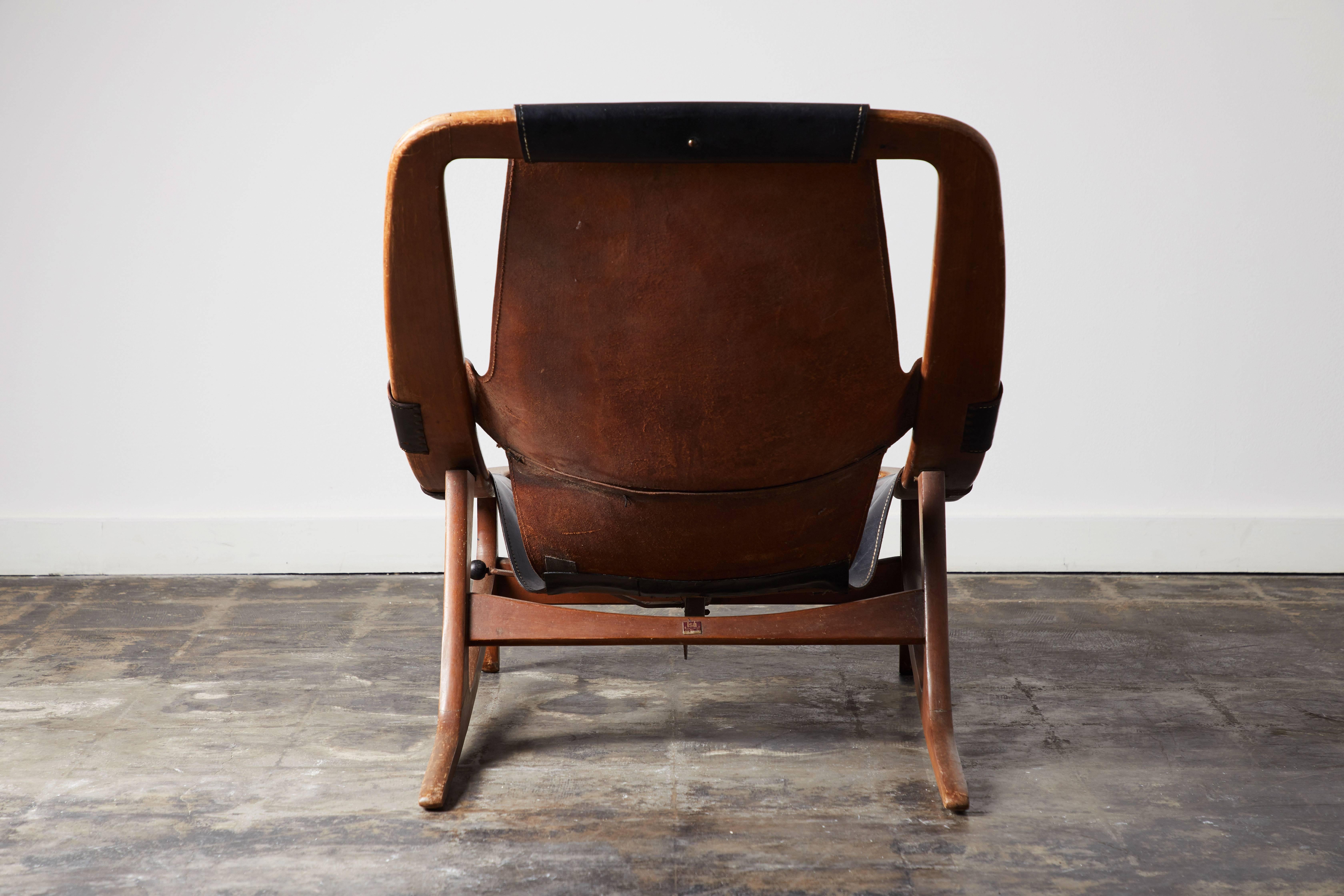Italian Holmenkollen Lounge Chair by Arne Tidemand-Ruud for Isa