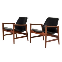 Pair of "Holte" Lounge Chairs by Ib Kofod Larsen