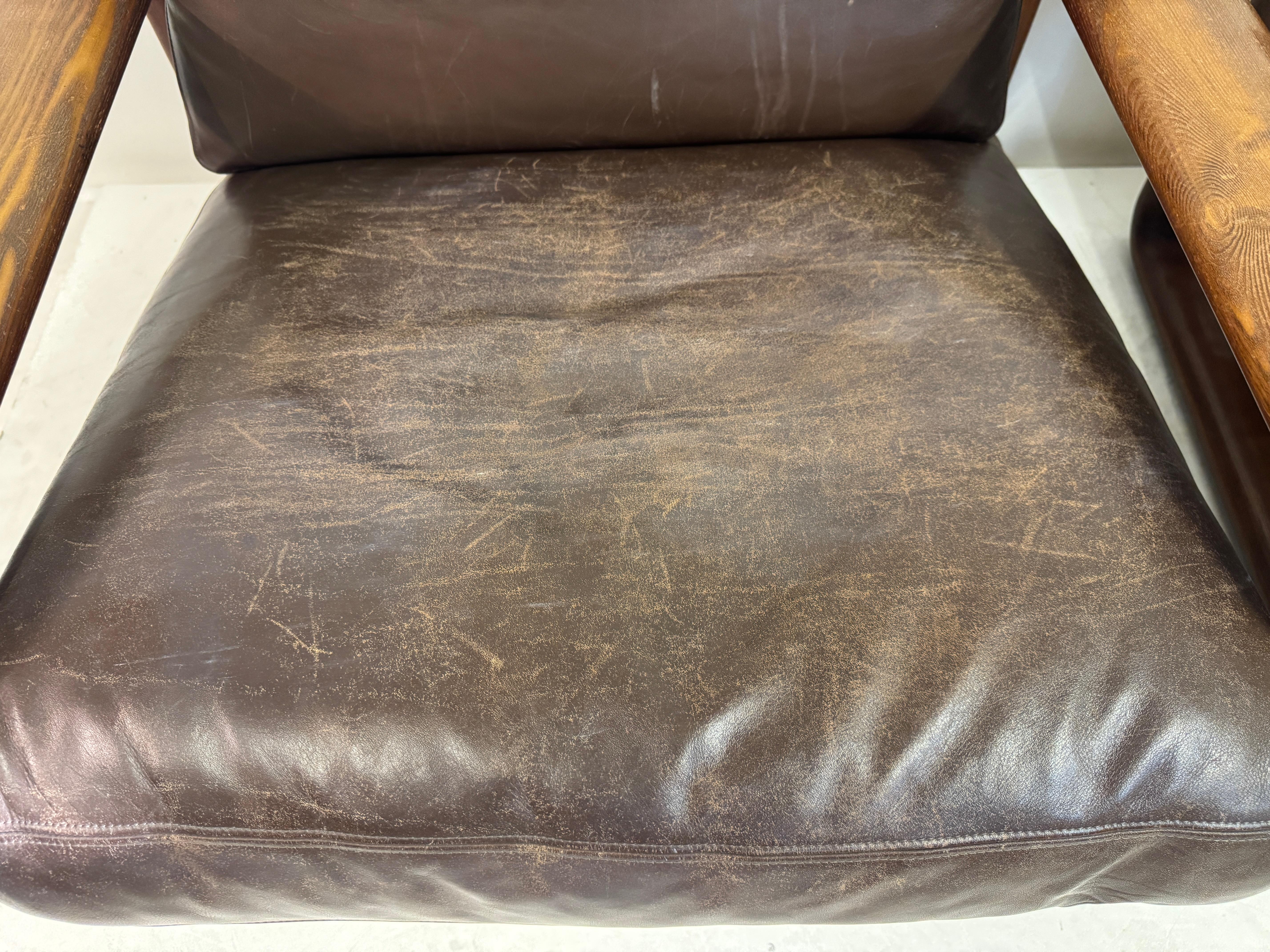 XX secolo Pair of “Hombre” Lounge Chairs by Burkhard Vogtherr for Rosenthal, 1970s in vendita