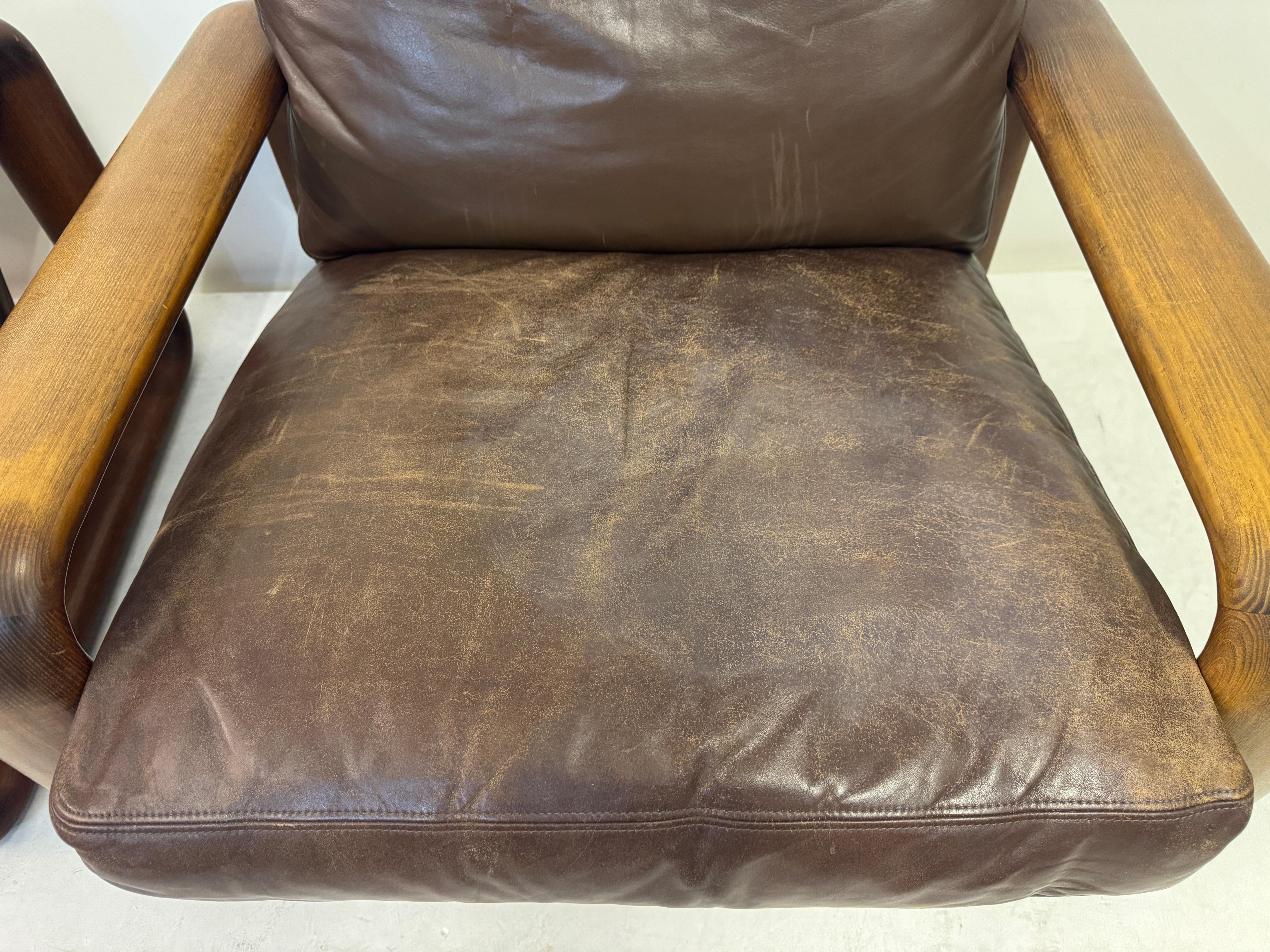 Pair of “Hombre” Lounge Chairs by Burkhard Vogtherr for Rosenthal, 1970s in vendita 2