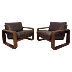 Pair of “Hombre” Lounge Chairs by Burkhard Vogtherr for Rosenthal, 1970s
