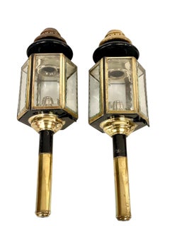 Pair of Wall Lanterns, 19th Century