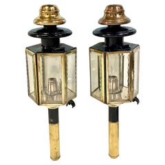 Antique Pair of Wall Lanterns, 19th Century
