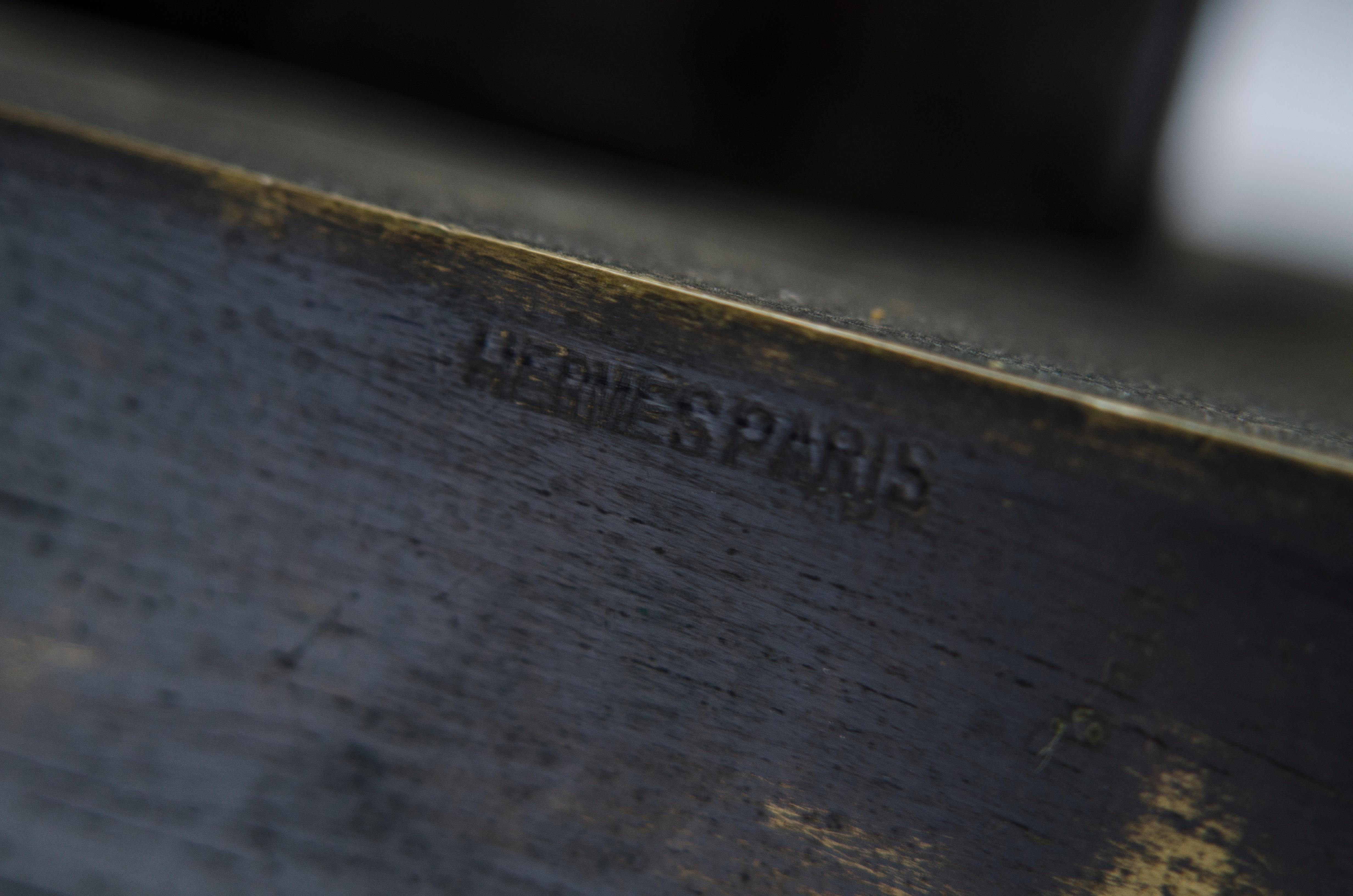 Paar Pferdekopf-Buchstützen von Hermès (Art déco) im Angebot