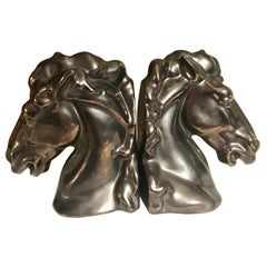 Pair of Horse Head Bookends