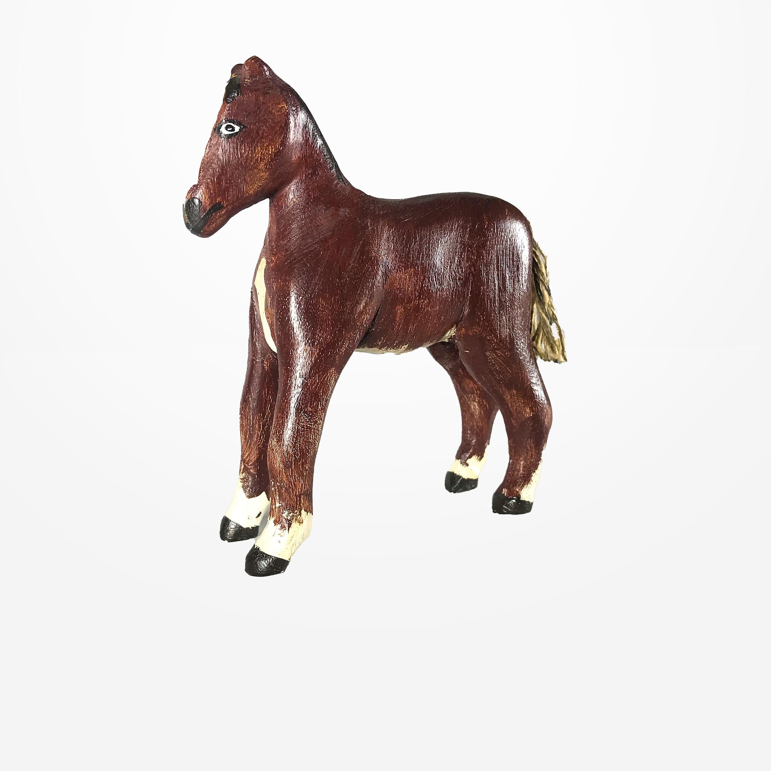 North American Pair of Horse Toys