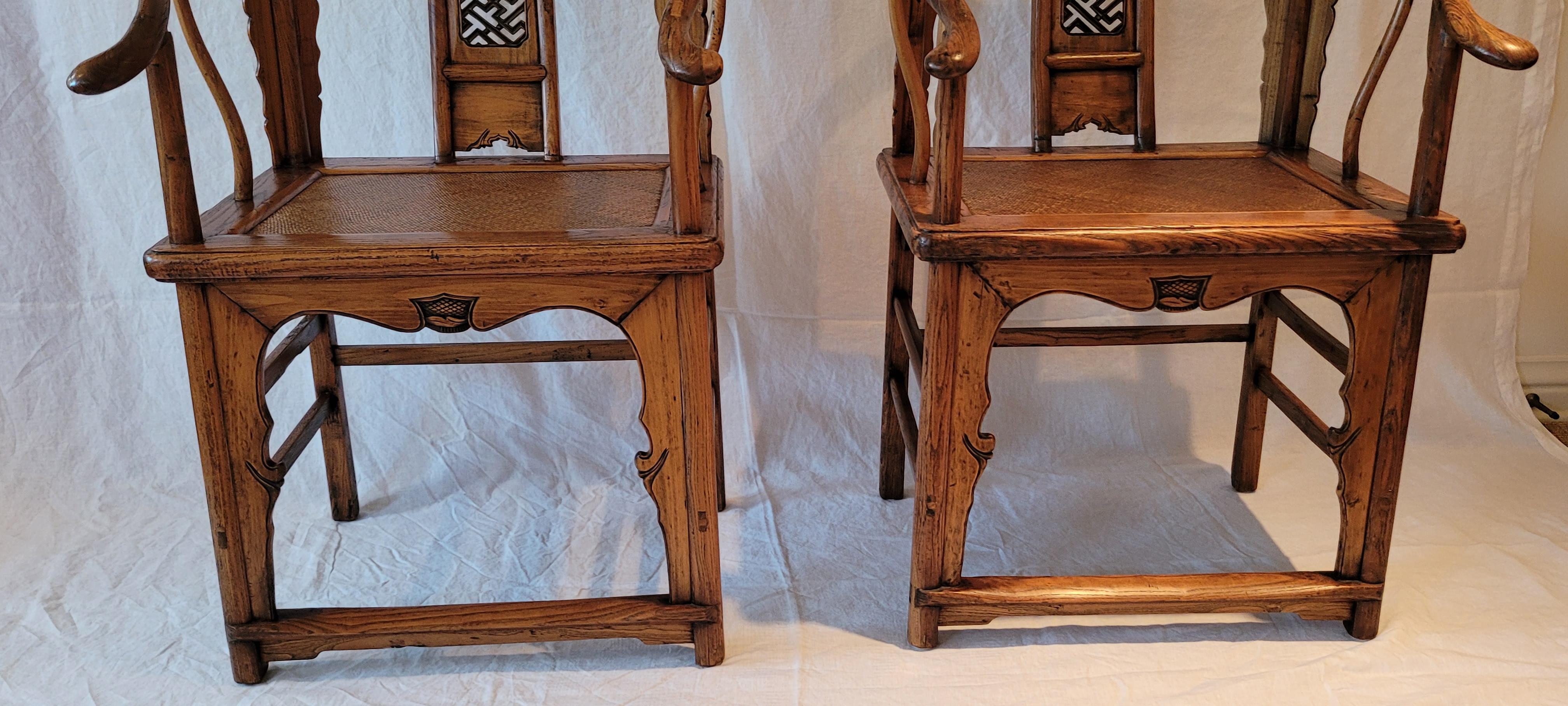 Pair of Horseshoe Back Chairs - mid 19th Century For Sale 8