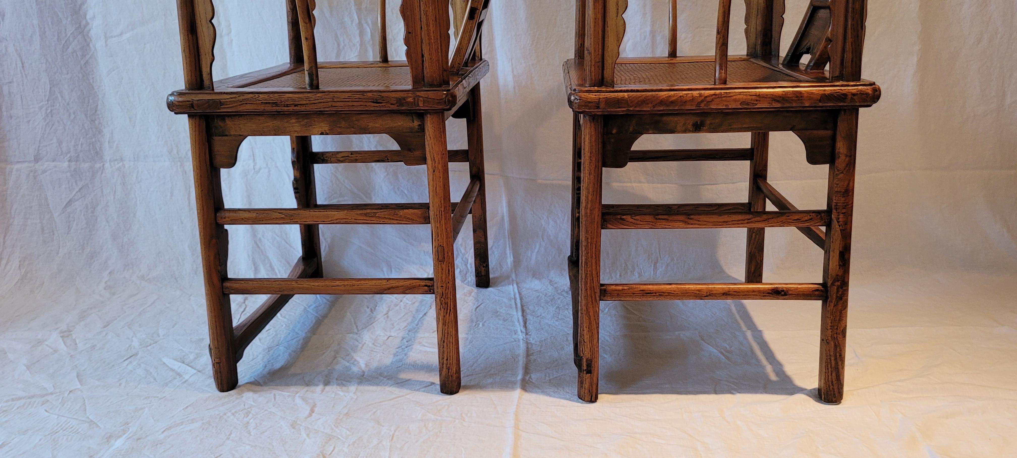 Pair of Horseshoe Back Chairs - mid 19th Century For Sale 2