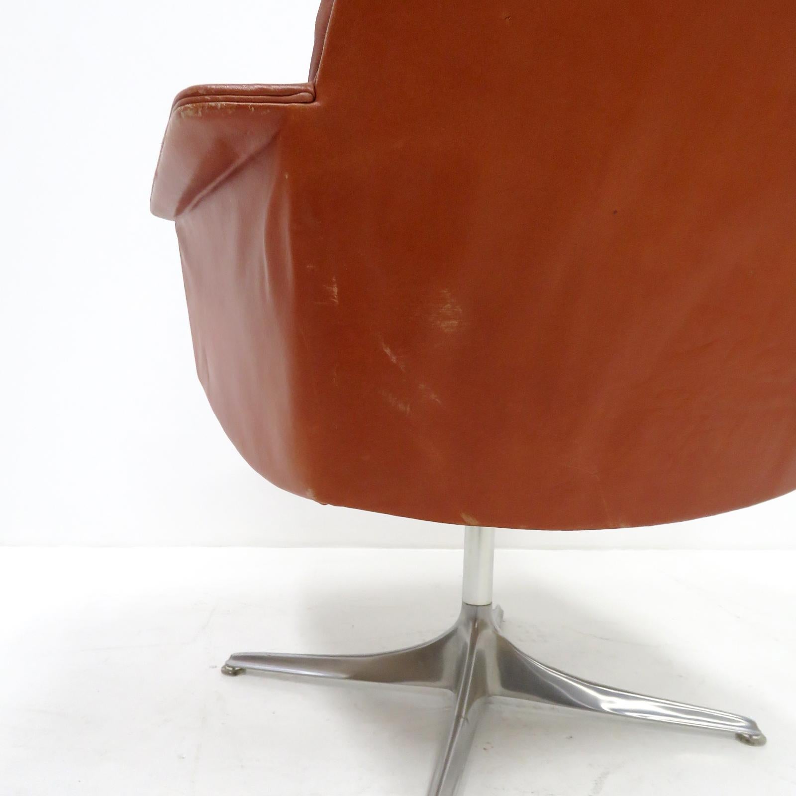 Paar Horst Brüning Sedia Lounge Chairs für Kill International, 1960er Jahre im Angebot 1
