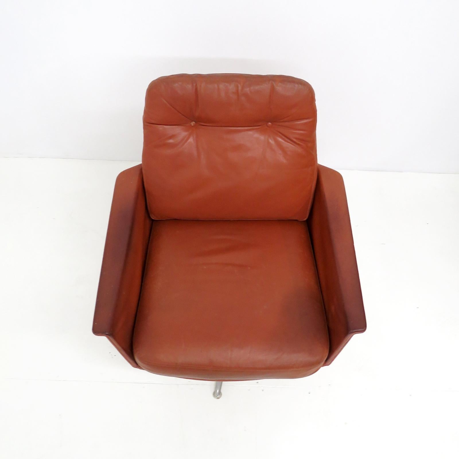 Mid-Century Modern Pair of Horst Brüning Sedia Lounge Chairs for Kill International, 1960s For Sale