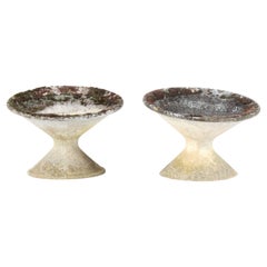 Pair of Hour Glass Willy Guhl Planters / Jardinières