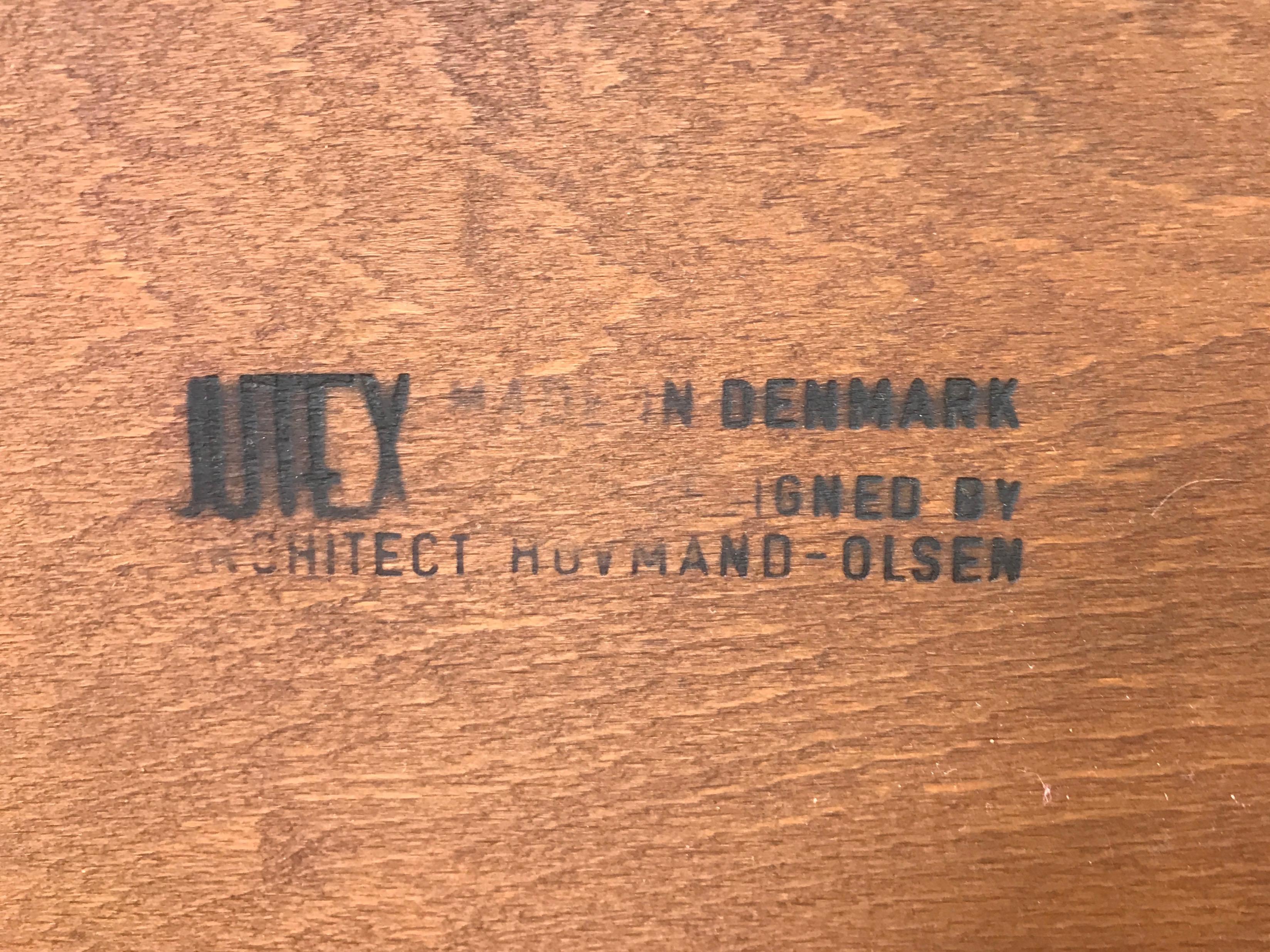 Pair of Hovmand-Olsen for Jutex Teak Armchairs, 1950s 10