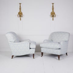 Pair of Howard and sons bridgewater armchairs