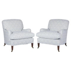 Pair of Howard and sons bridgewater armchairs