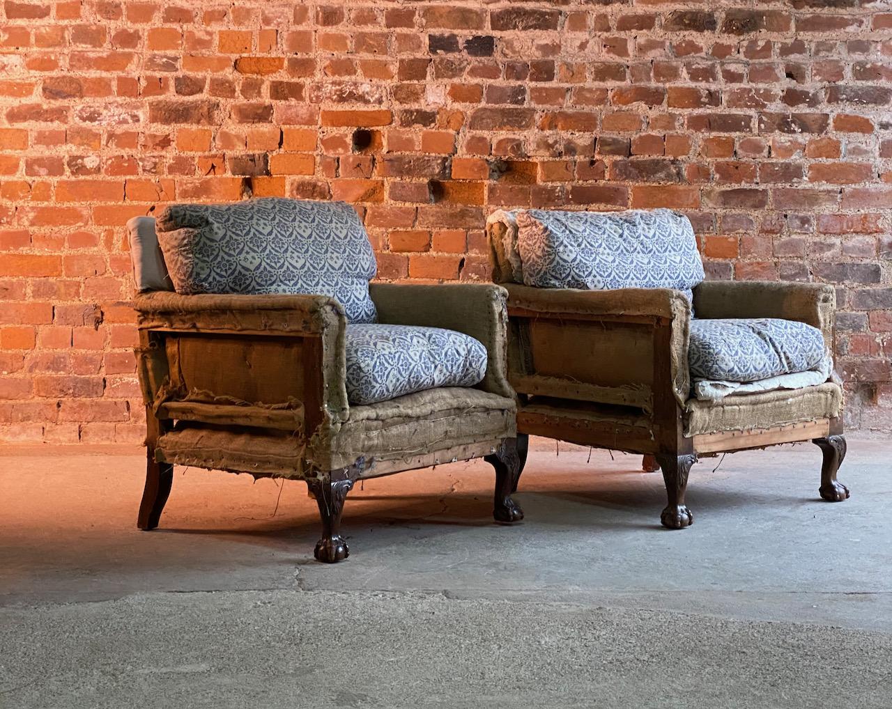 Paire de fauteuils 