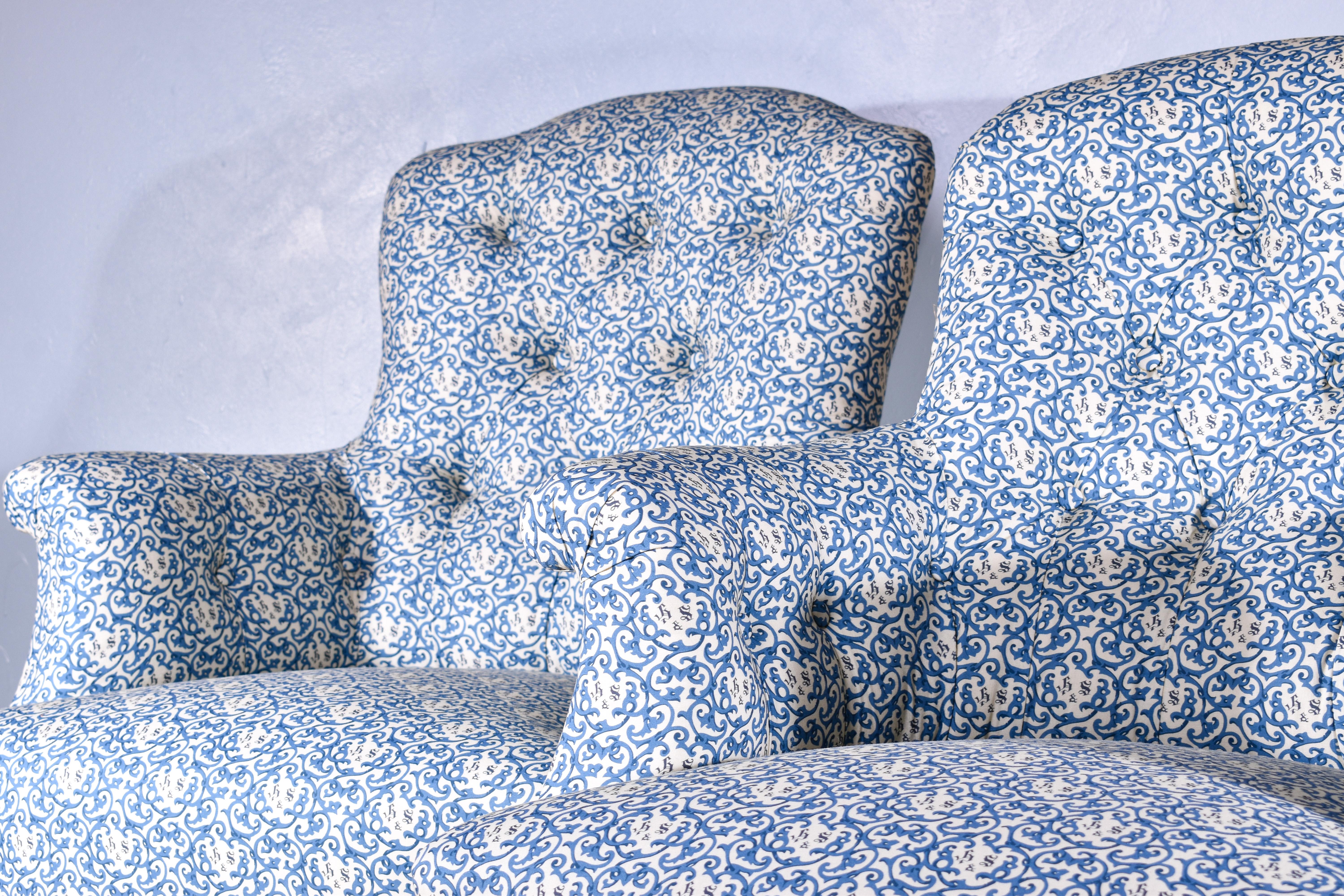 19th Century Pair Of Howard & Sons Armchairs
