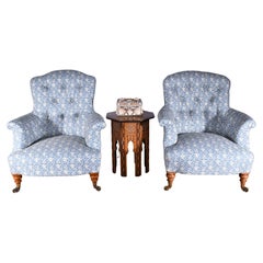 Pair Of Howard & Sons Armchairs