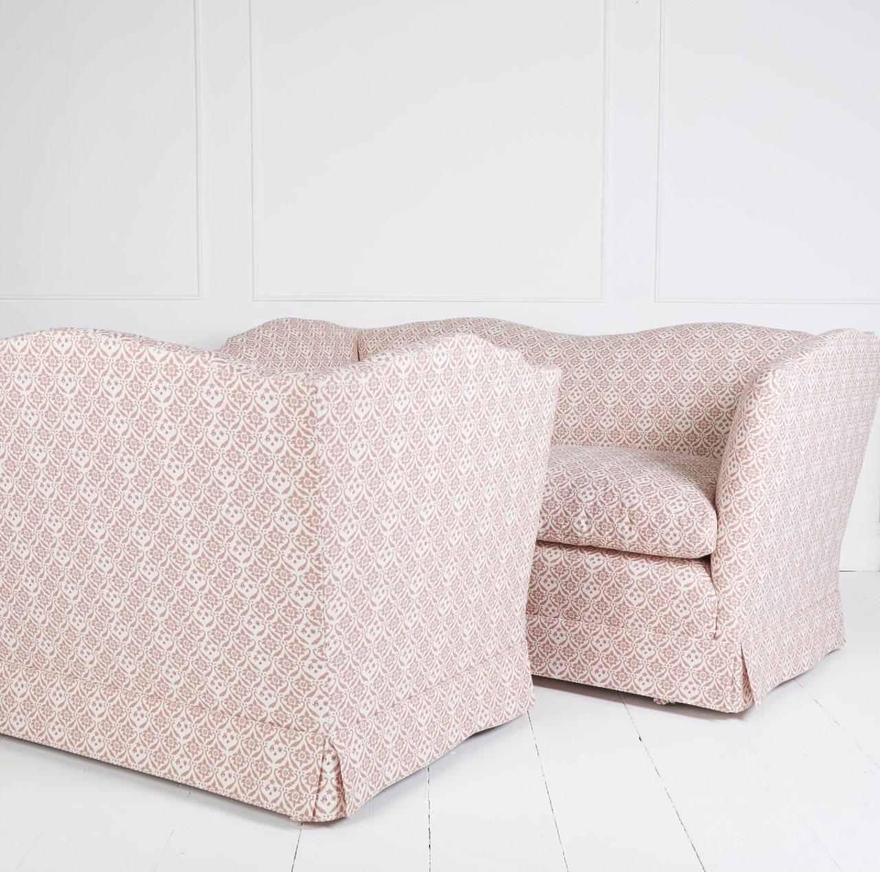 Pair of Howard & sons sofas For Sale 4