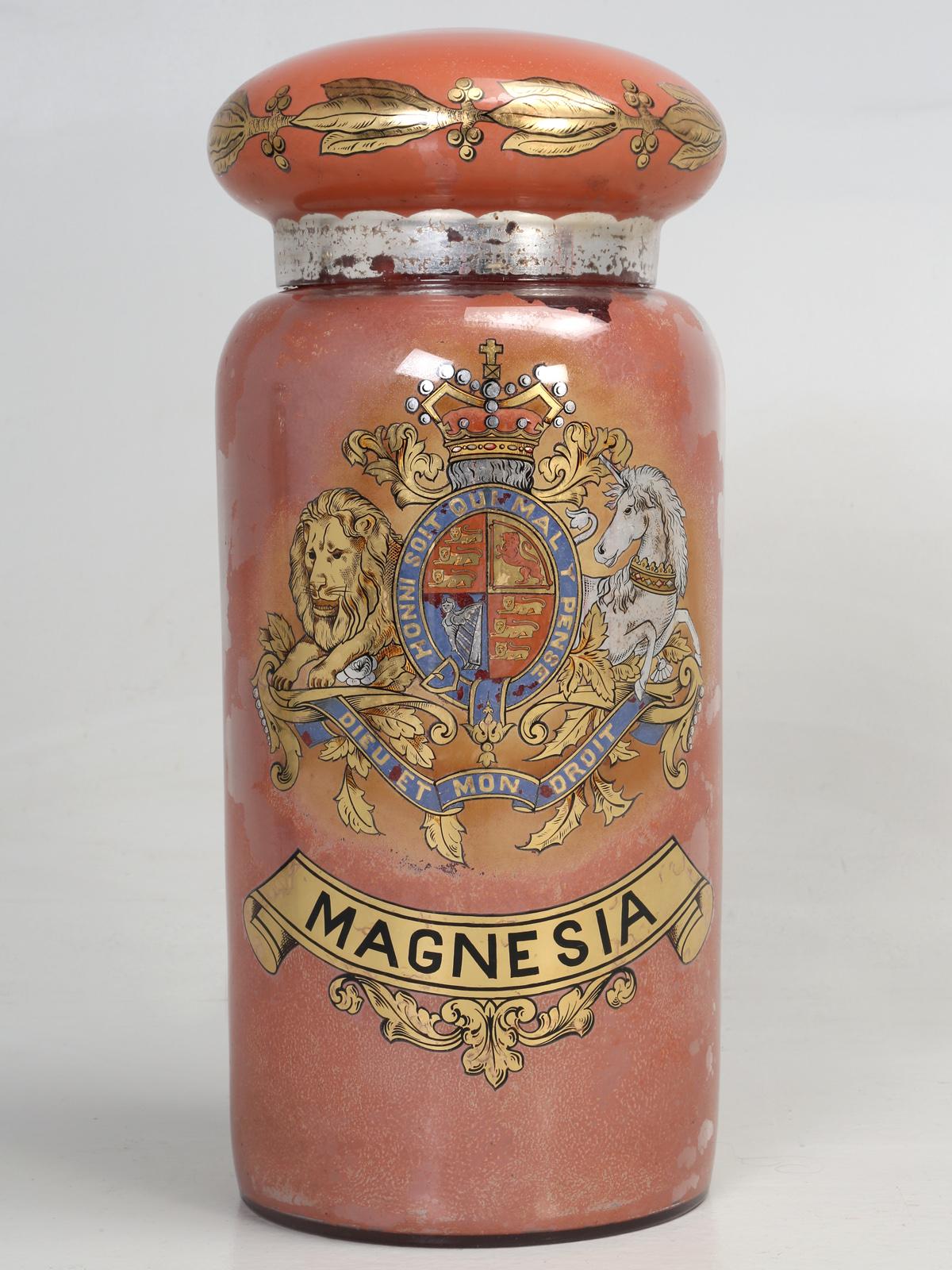 Pair of Huge Antique Apothecary Display Bottles 4