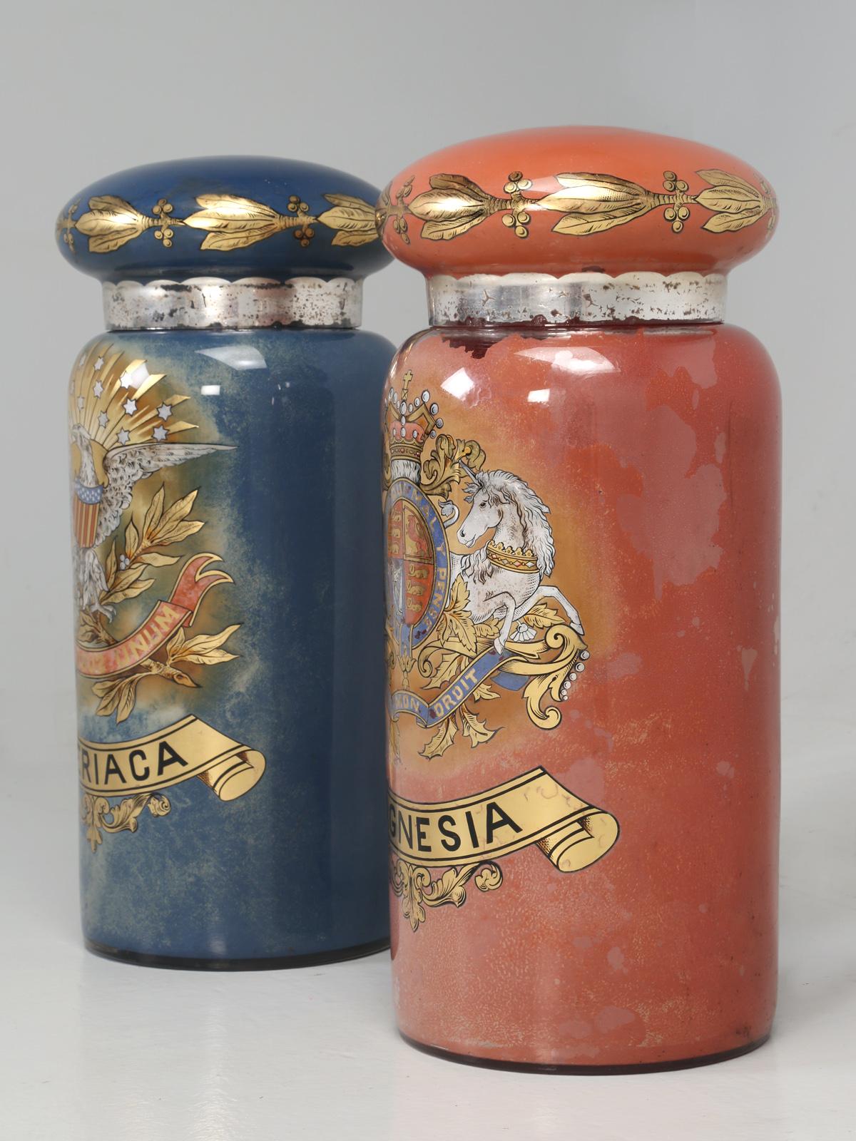 large apothecary jar vintage