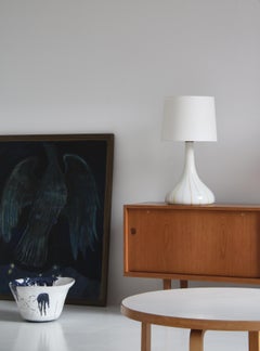 Paar riesige Glas-Tischlampen, Modell „Candy“ von Holmegaard, Kopenhagen, 1970er Jahre