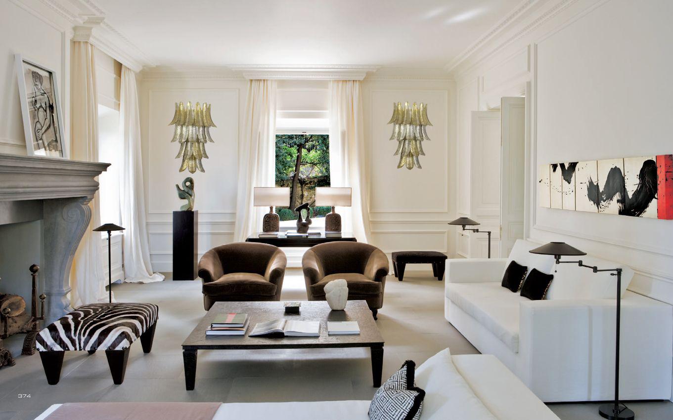 Pareja de enormes apliques italianos de cristal de Murano con helechos dorados Moderno de mediados de siglo en venta