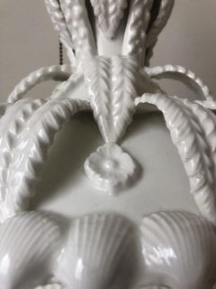 Pair of Huge "Manises" Midcentury Spanish Table Lamps by Cerámicas Bondía, 1970s