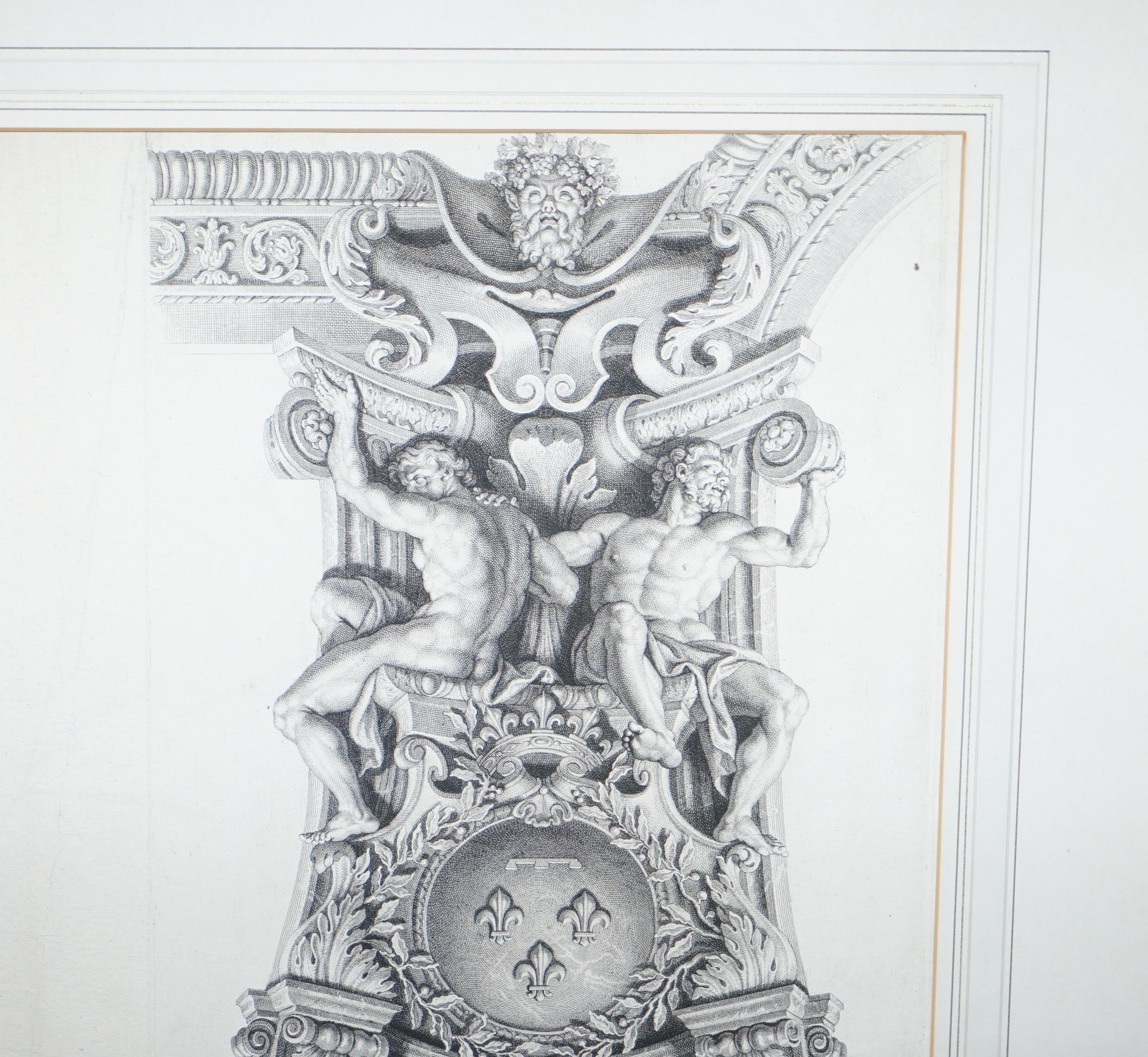 Paar riesige Original-Kupferplattendrucke, um 1660, Pierre Mignard '1612-1695' im Angebot 5