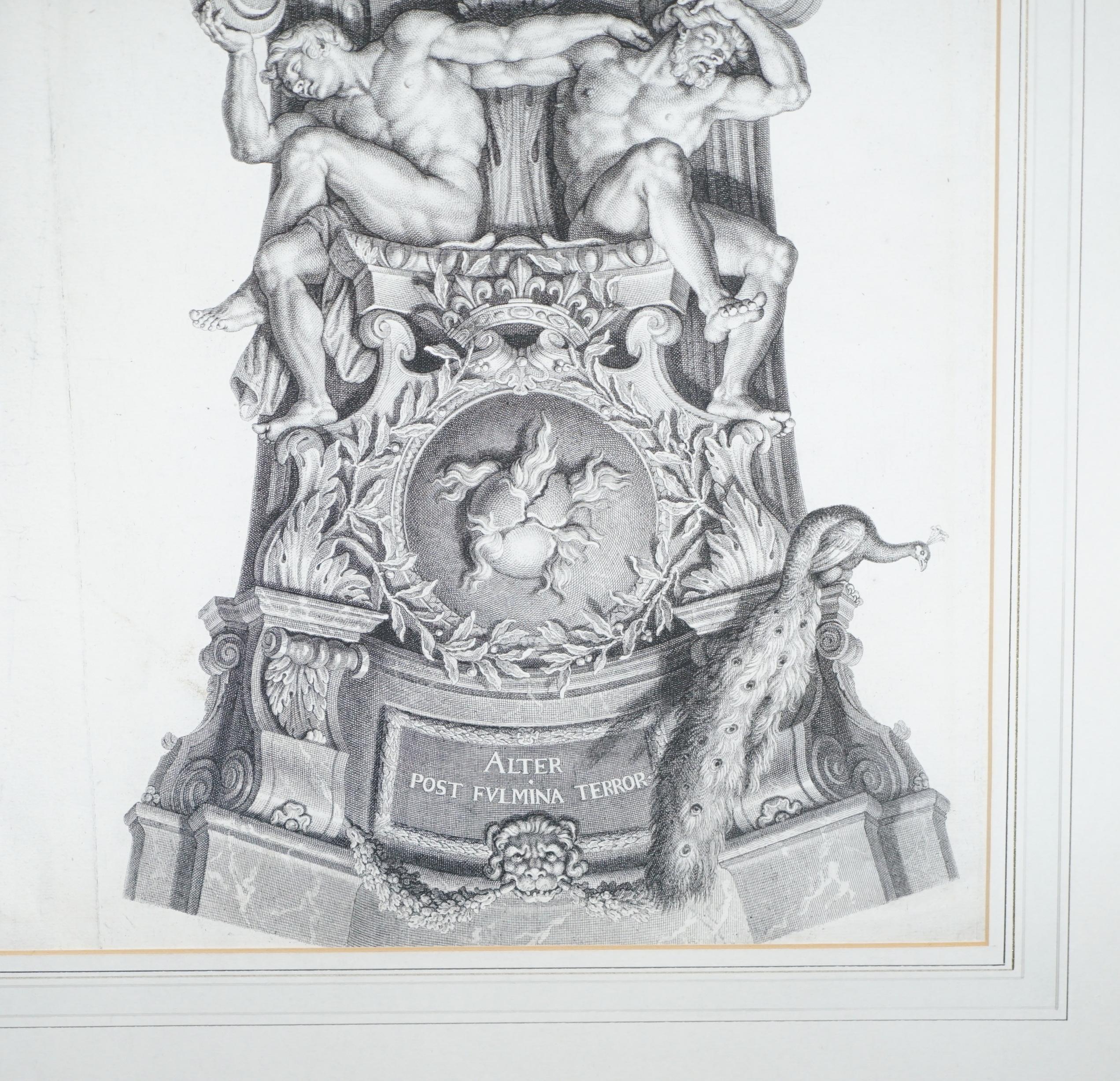 Paar riesige Original-Kupferplattendrucke, um 1660, Pierre Mignard '1612-1695' (Handgefertigt) im Angebot