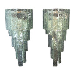 Pair of Huge Vintage Murano Wall Sconce
