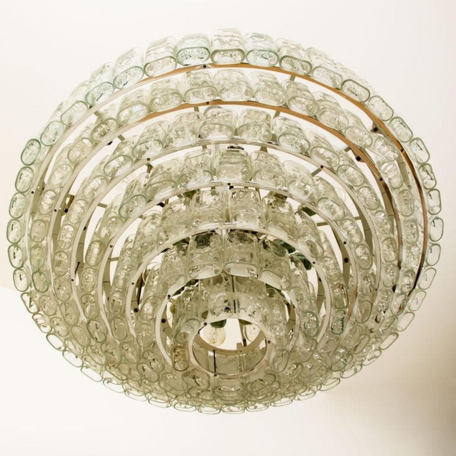 Coppia di enormi lampade da sala da ballo giganti XXL, anni '70 In condizioni buone in vendita a Rijssen, NL