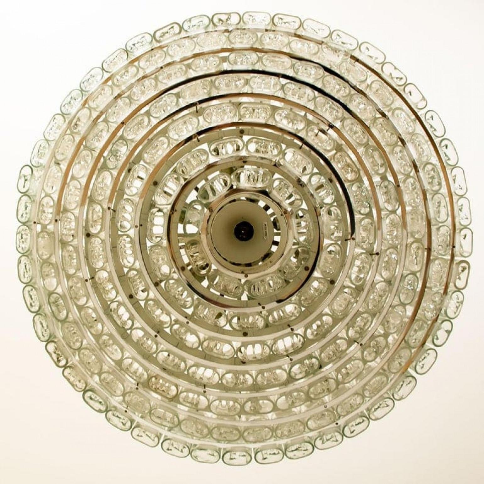 XX secolo Coppia di enormi lampade da sala da ballo giganti XXL, anni '70 in vendita