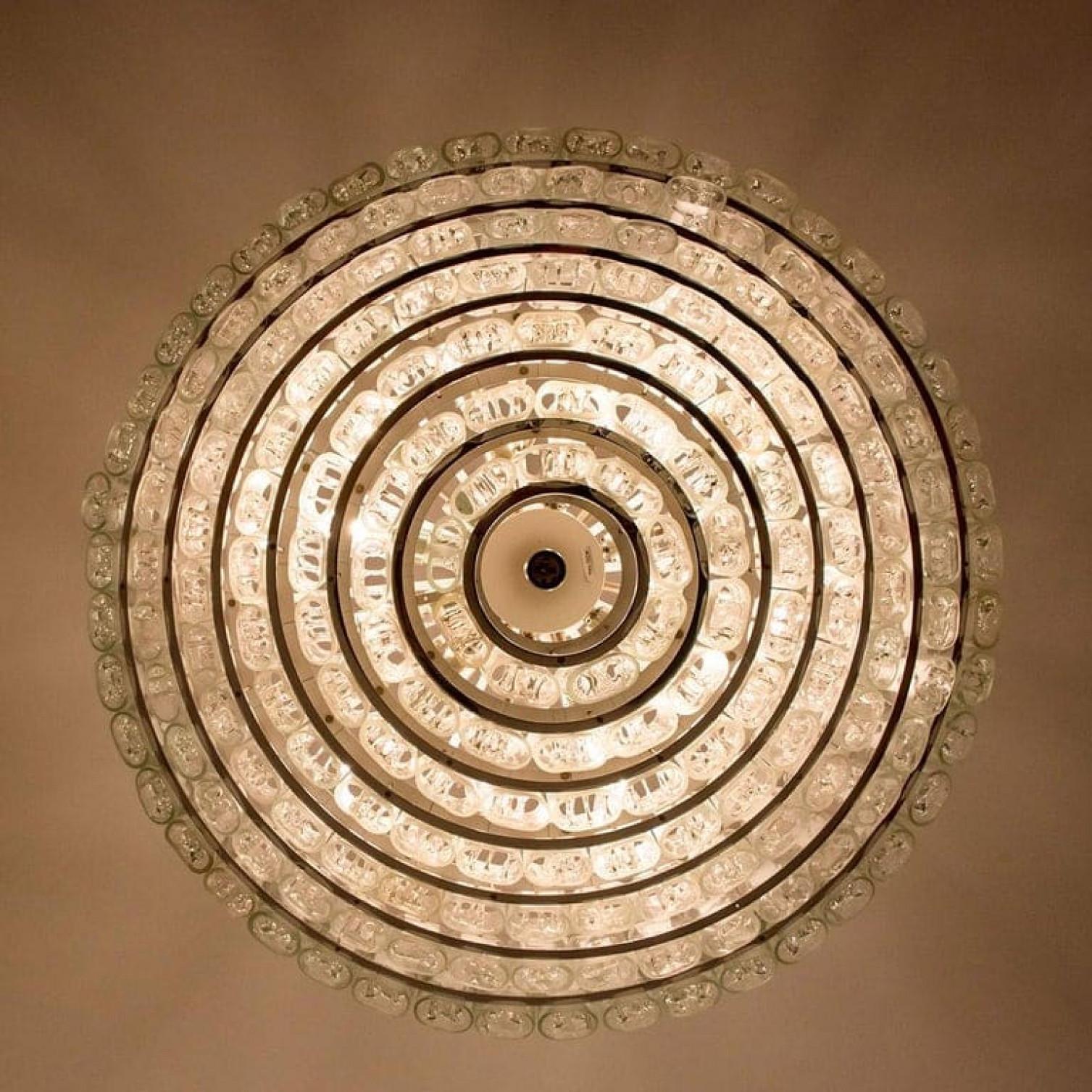 Coppia di enormi lampade da sala da ballo giganti XXL, anni '70 in vendita 1