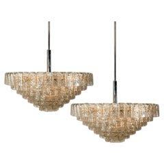 Pair of Huge XXL Giant Ballroom Light Fixtures, 1970s