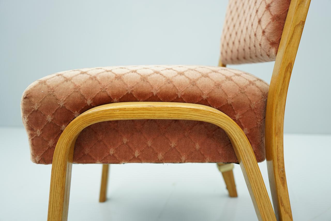Pair of Hugues Steiner Chairs, France, 1950s In Good Condition For Sale In Frankfurt / Dreieich, DE