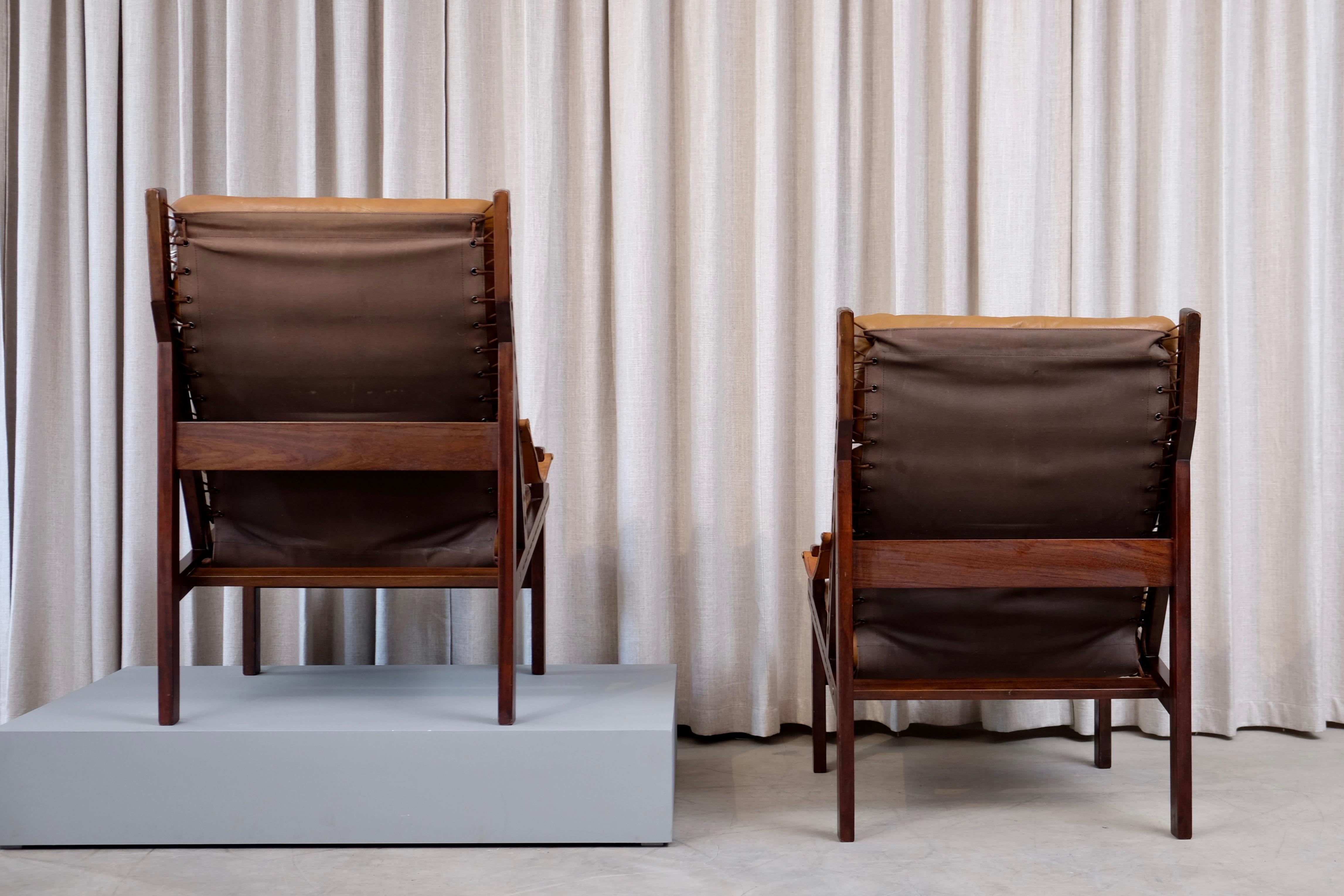 Pair of Hunter Easy Chairs by Torbjørn Afdal, 1960s 5