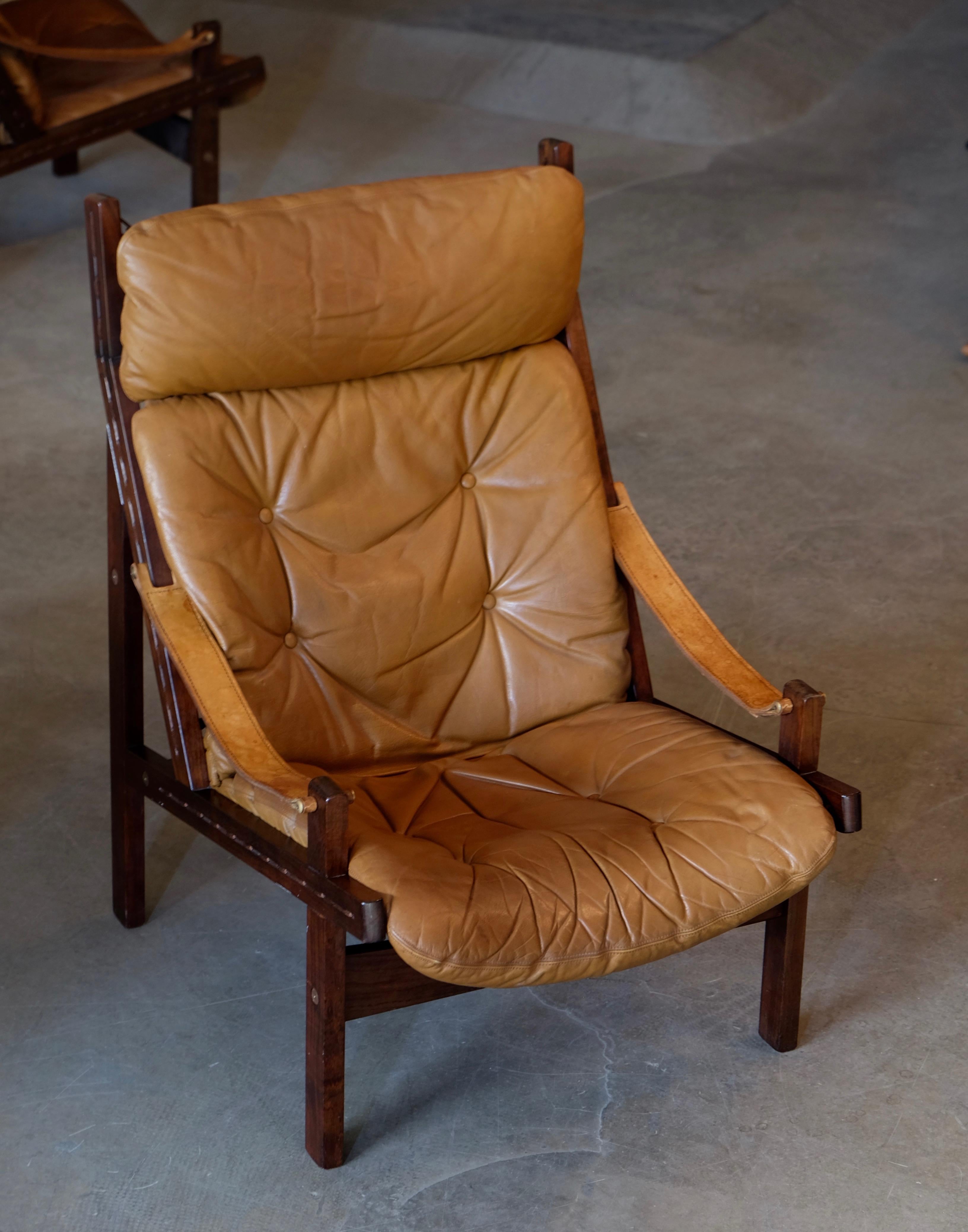 Pair of Hunter Easy Chairs by Torbjørn Afdal, 1960s 8