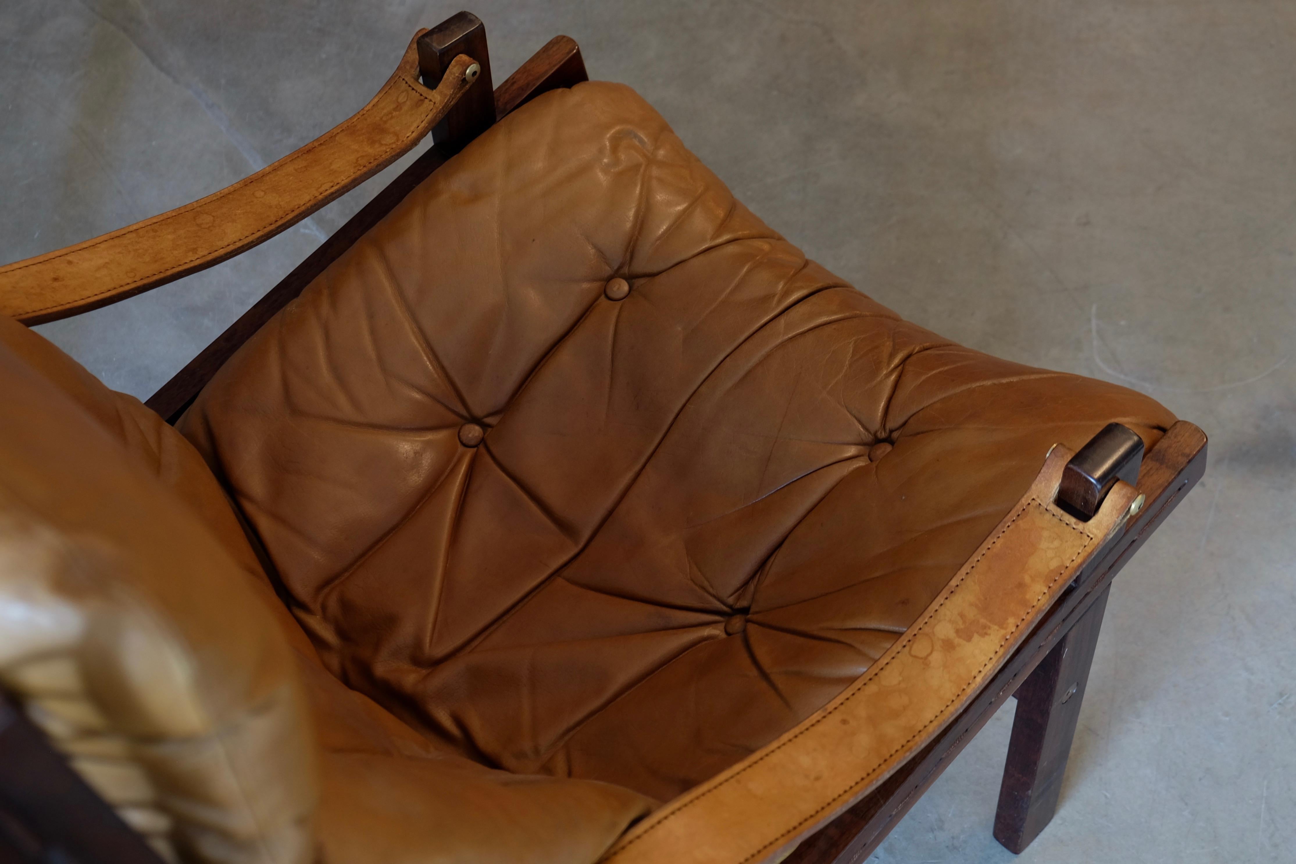 Pair of Hunter Easy Chairs by Torbjørn Afdal, 1960s 9