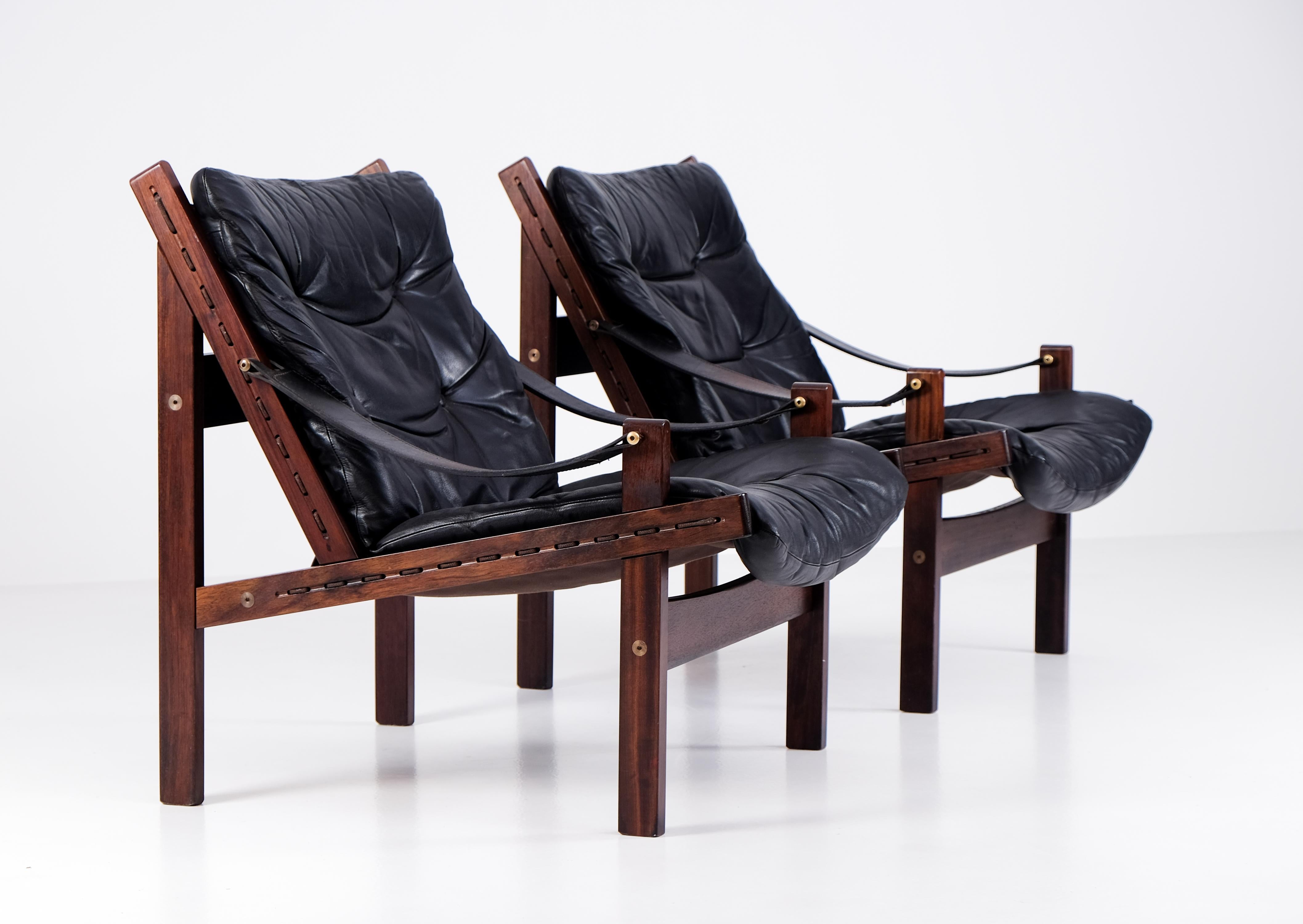 Ein Paar „Hunter“-Sessel von Torbjørn Afdal, 1960er Jahre (Skandinavische Moderne) im Angebot