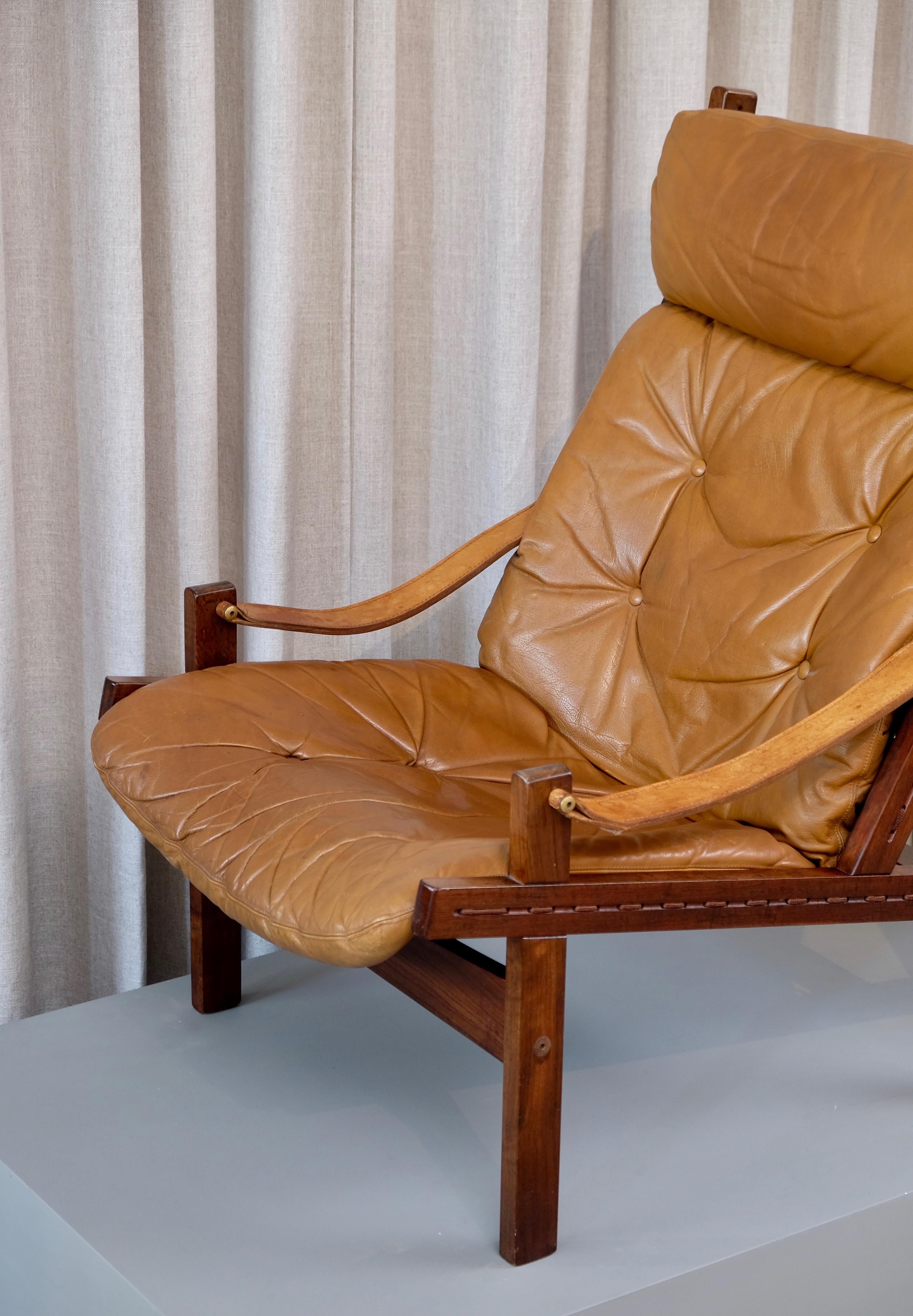 Swedish Pair of Hunter Easy Chairs by Torbjørn Afdal, 1960s
