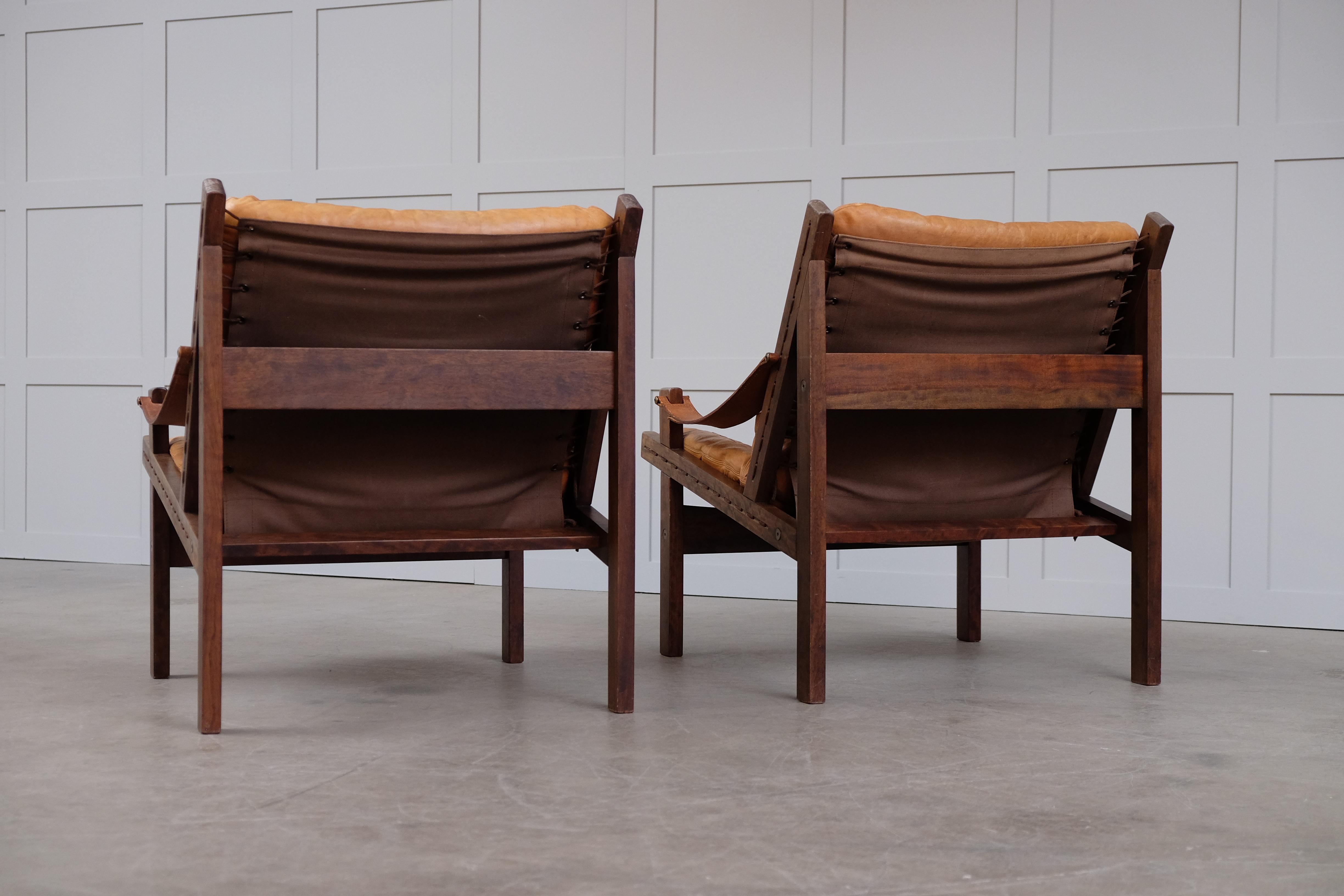 Mid-20th Century Pair of Hunter Easy Chairs by Torbjørn Afdal, 1960s
