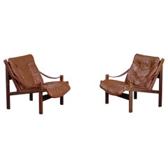 Pair of Hunter Easy Chairs by Torbjørn Afdal, 1960s