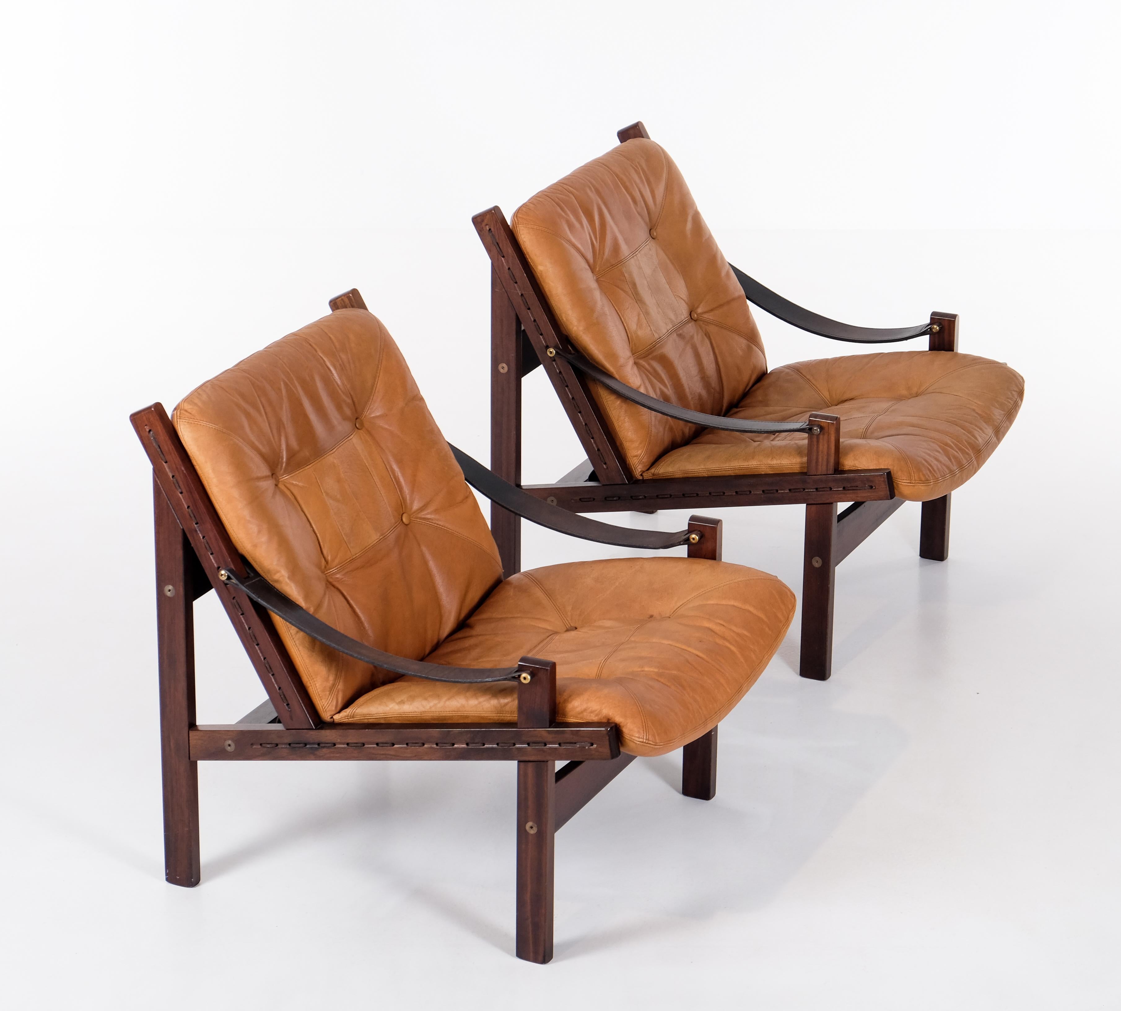 Coppia di poltrone 'Hunter' di Torbjørn Afdal, anni '70 in vendita 3