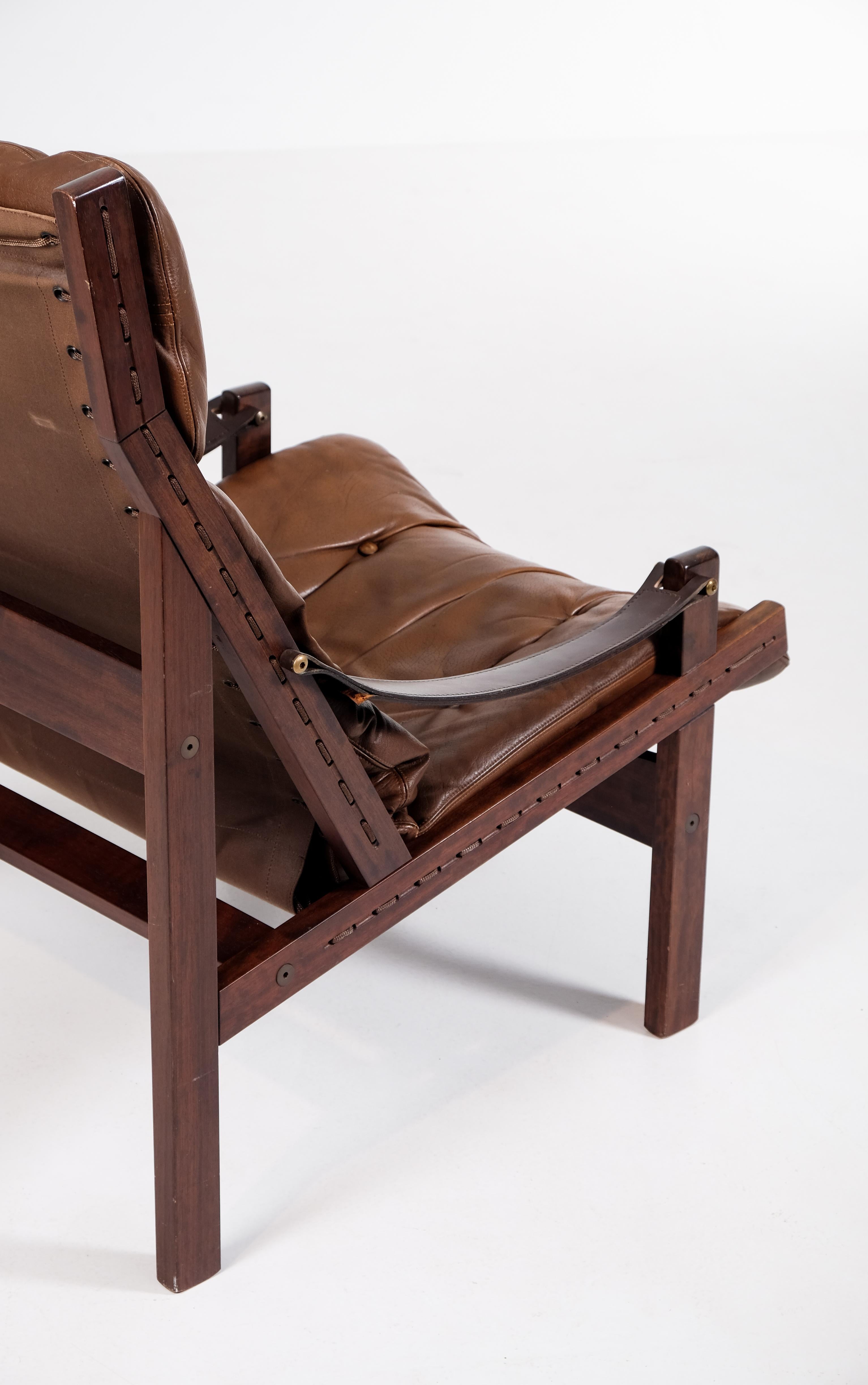 Paire de fauteuils Hunter Easy Chairs par Torbjørn Afdal, 1970 en vente 3