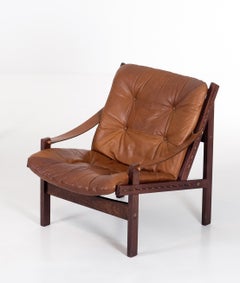 Pair of 'Hunter' Easy Chairs by Torbjørn Afdal, 1970s